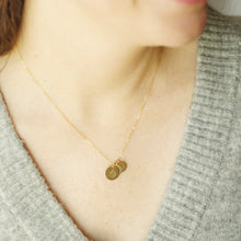 Breastfeeding Necklace with Child Initials