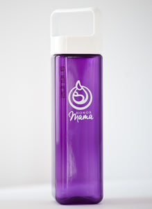 Purple breastfeeding water bottle 